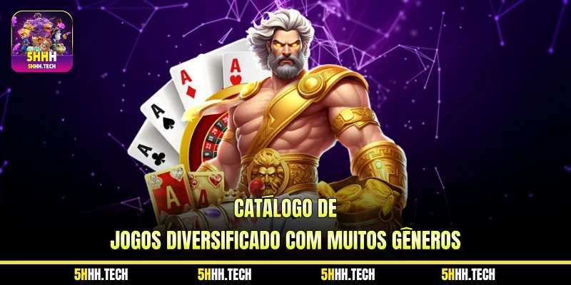 Catálogo de Jogos Diversificado com Muitos Gêneros Catálogo de Jogos Diversificado com Muitos Gêneros